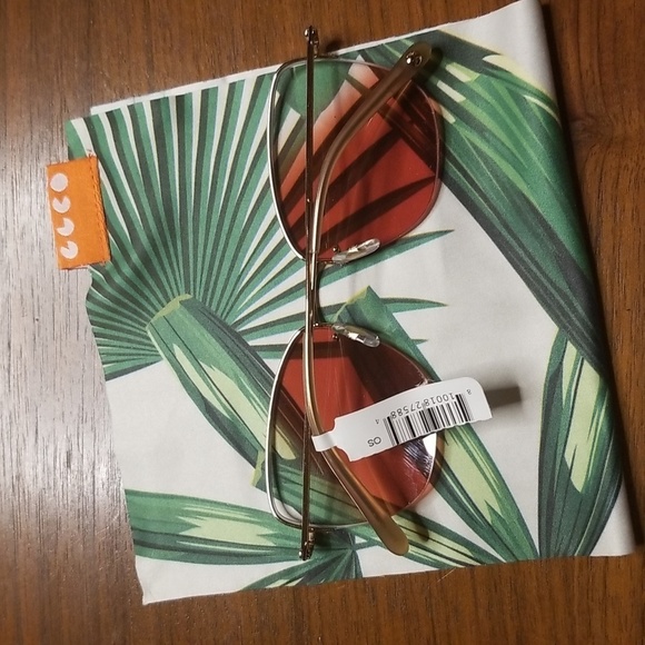 💕GARRETT LEIGHT💕 Pershing Glasses RG-DV Rose Gold Dove Frame Pink Gradient NWT - Picture 7 of 12